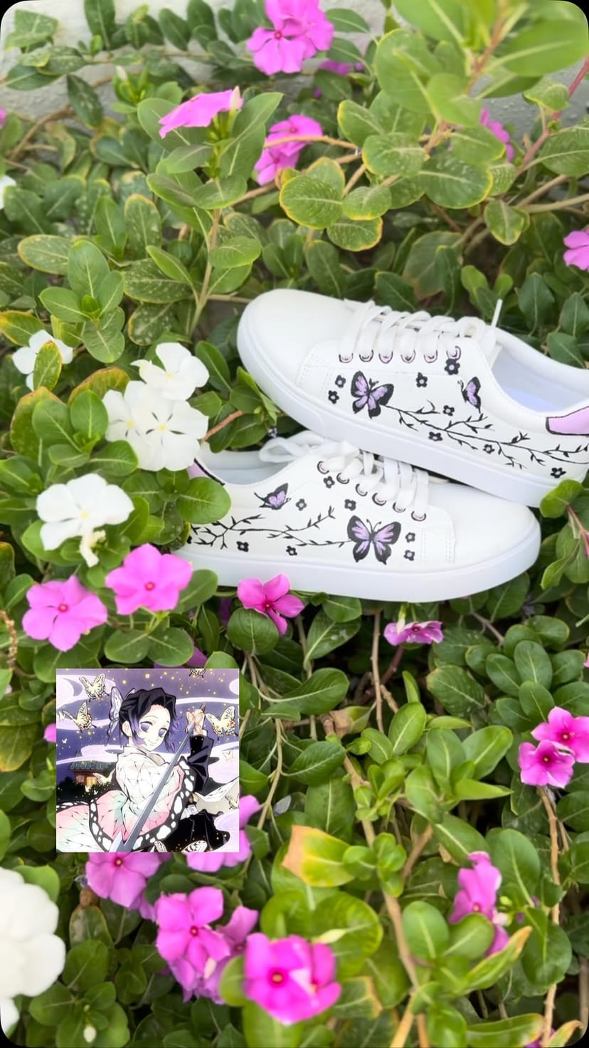 Shinobu Theme Custom Shoes - Image 1