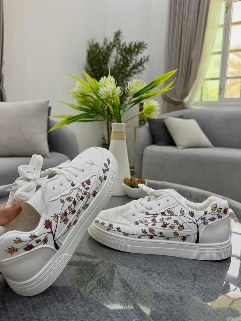 Autumn Leaves Theme Custom Shoes - Image 1
